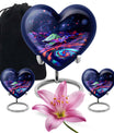 Turtle Theme Large Urn With 2 Keepsake Urn