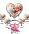 Owl Theme Large Urn With 4 Keepsake Urn