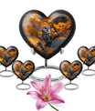 Owl Theme Large Urn With 4 Keepsake Urn
