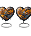 Owl Urn designed heart Shape