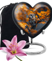 Owl Urn designed heart Shape