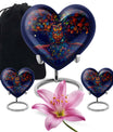 Owl Theme Large Urn With 2 Keepsake Urn