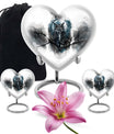 Owl Theme Large Urn With 2 Keepsake Urn