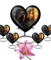 Owl Theme Large Urn With 4 Keepsake Urn
