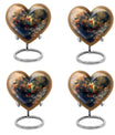 Macaw Parrot Theme 3 Inch Keepsake Pack of 4
