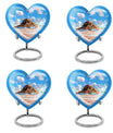 Turtle Theme 3 Inch Keepsake Pack of 4