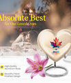 heart-shaped mapple leaf urn
