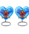 Mapple Leaf Theme 3 Inch Keepsake Pack of 2