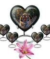 Tiger Theme Large Urn With 4 Keepsake Urn