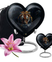 Tiger Theme Large Urn With 1 Keepsake Urn