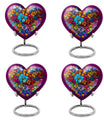 Flowers Theme 3 Inch Keepsake Pack of 4
