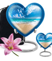 Heart Design Beach Urn