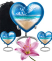 Heart Design Beach Urn