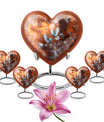 Dove Theme Large Urn With 4 Keepsake Urn