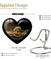 10-inch heart-shaped large bear urn