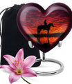 Cowboy Theme Large Urn 10 Inch