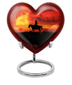 cowboy burial urn for adult cremation ashes