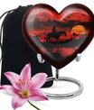 Cowboy Theme Large Urn 10 Inch