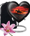Cowboy Theme Large Urn 10 Inch