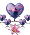 Mermaid Theme Large Urn With 4 Keepsake Urn