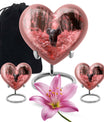 Elephant Theme Large Urn With 2 Keepsake Urn