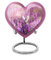 White Dove On Purple Theme 3 Inch Keepsake