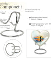 Penguin Urn, heart-shaped burial funeral urn