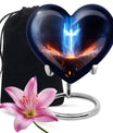 Cross Theme Large Urn 10 Inch