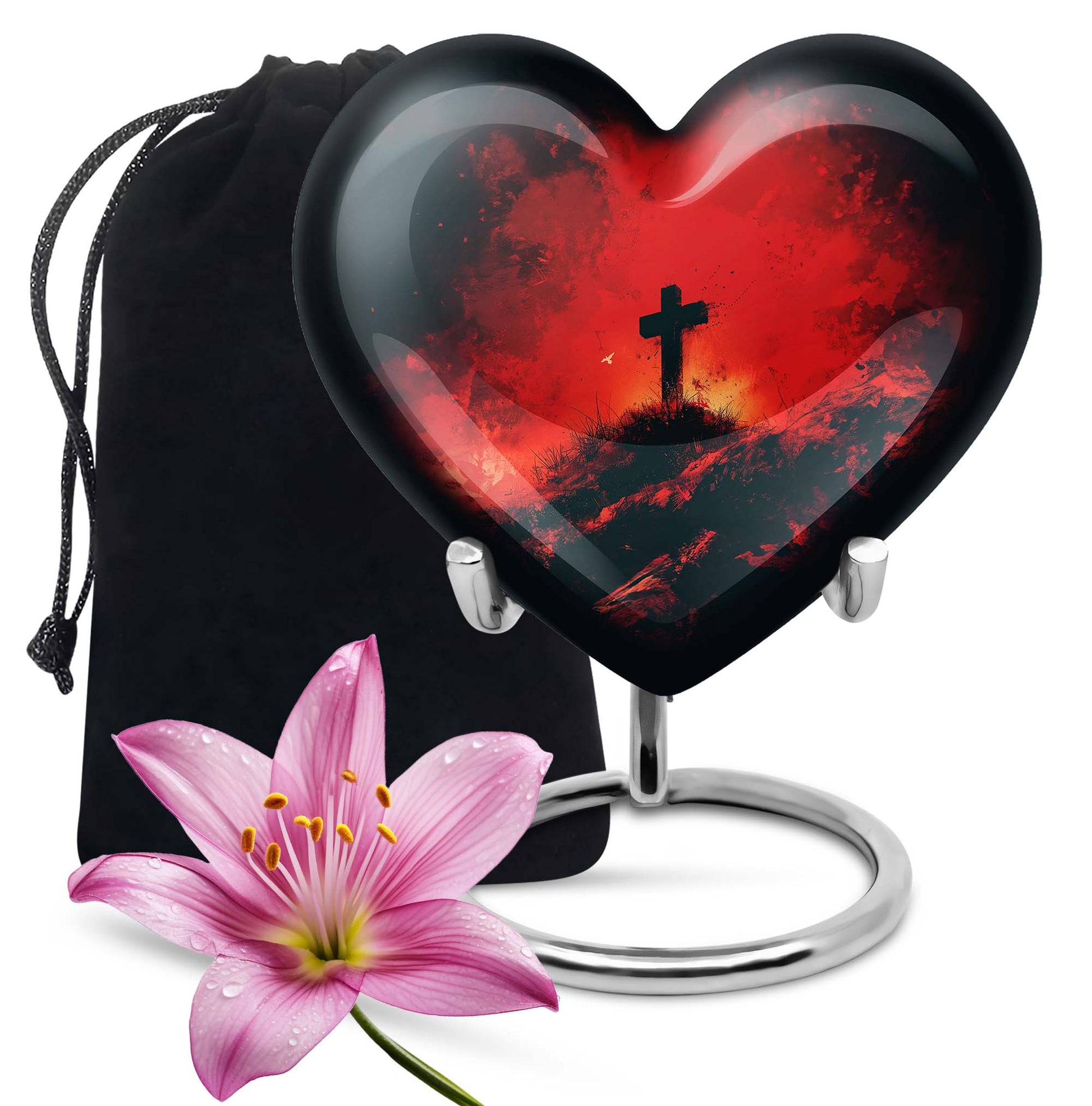 10-inch Heart Urn 