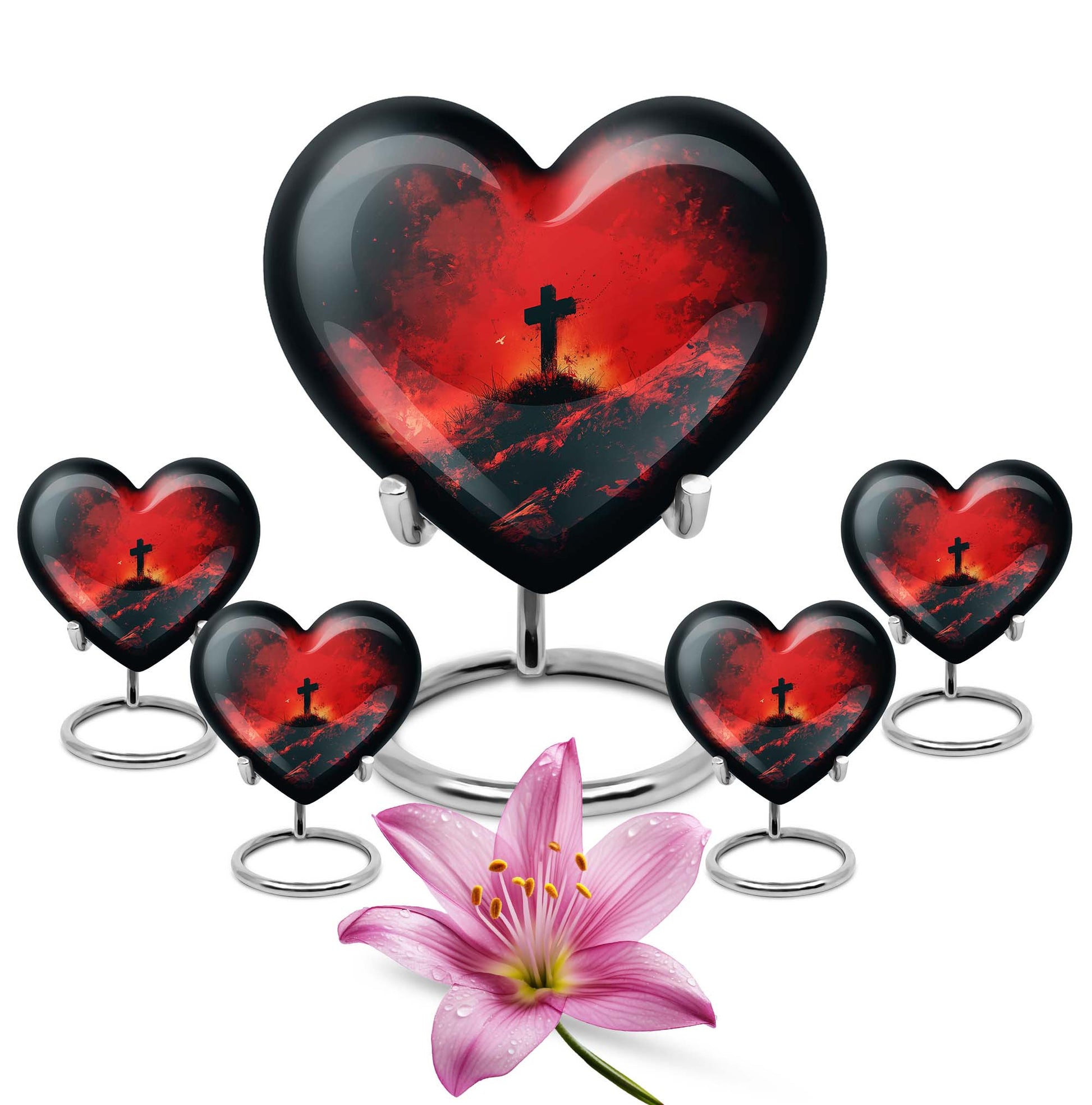 10-inch Heart Urn 