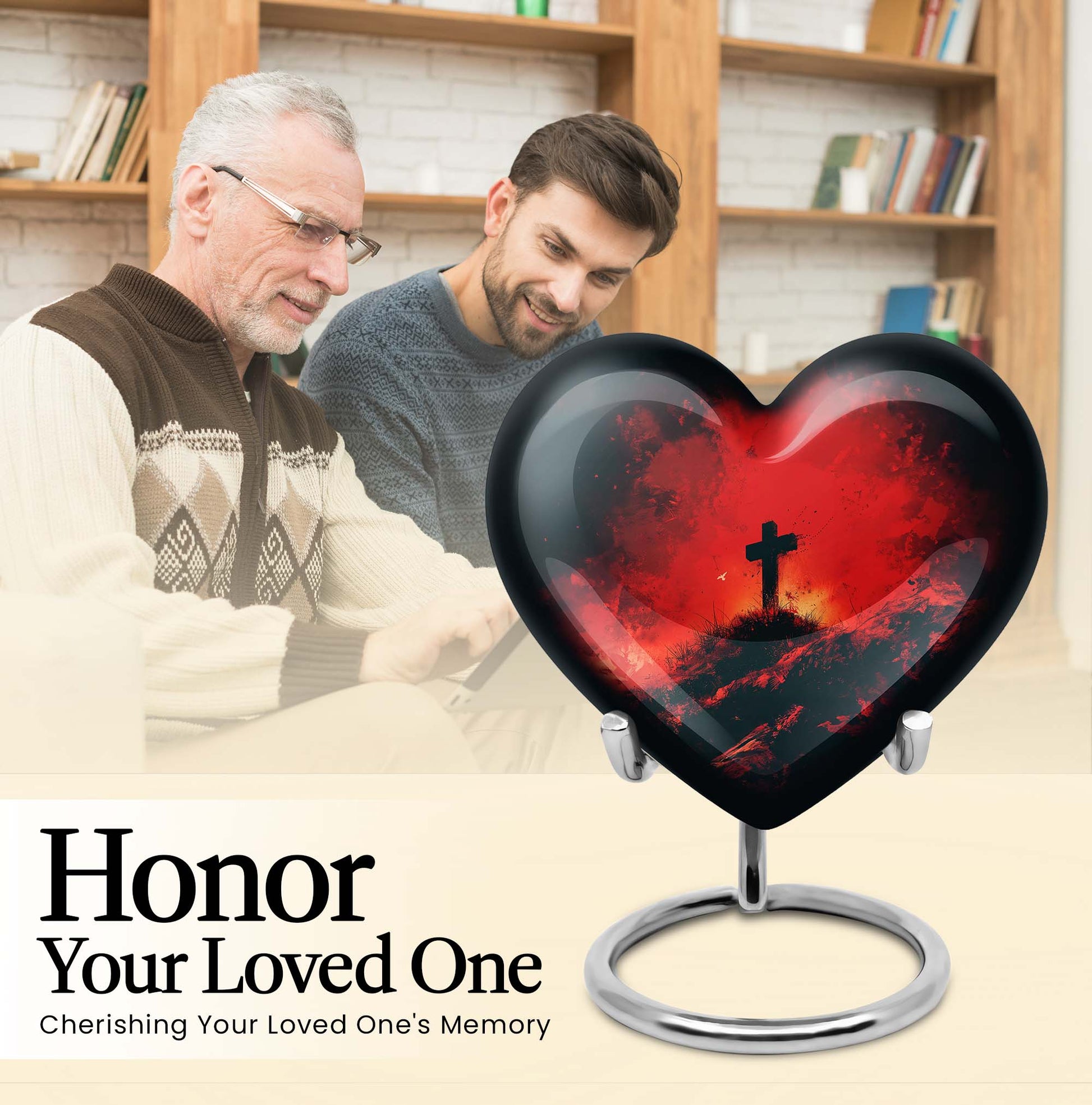 10-inch Heart Urn 