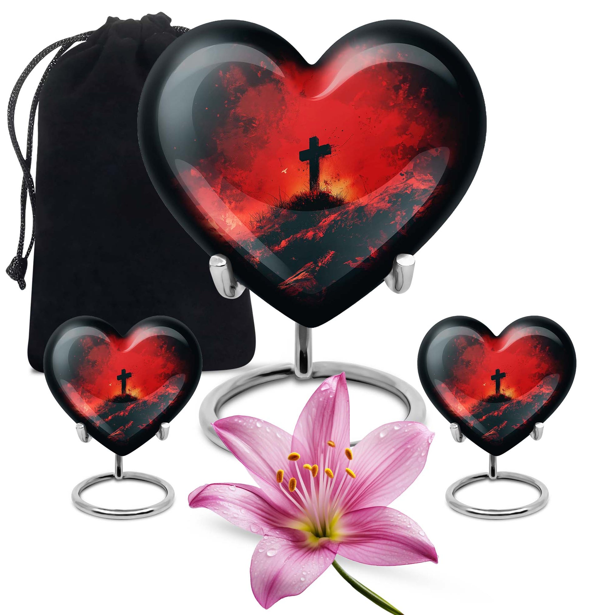 10-inch Heart Urn 