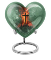 heart shaped cremation urn