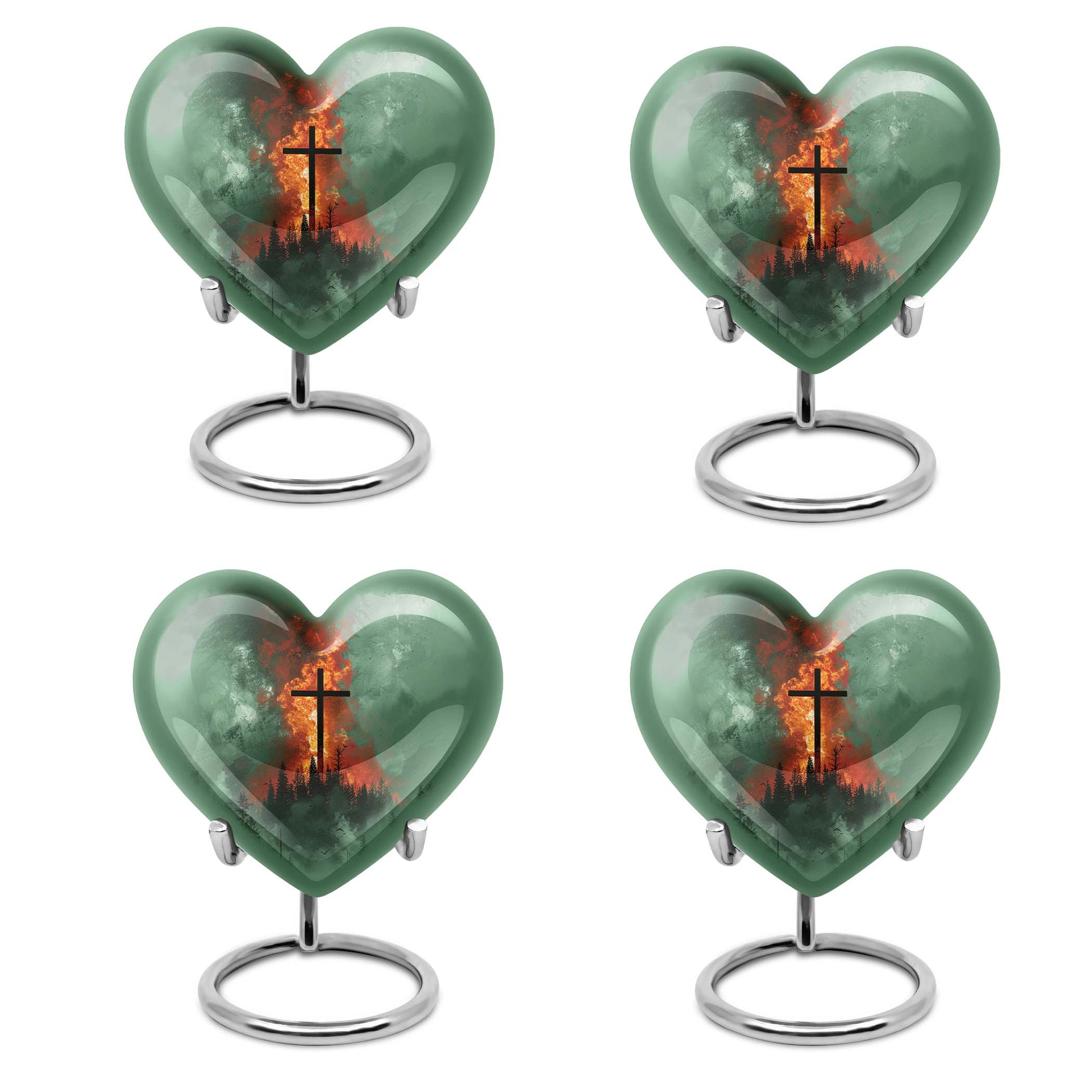 heart shaped cremation urn