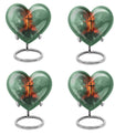 heart shaped cremation urn