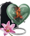 heart shaped cremation urn