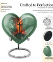 heart shaped cremation urn