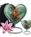 heart shaped cremation urn