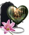 Deer Family Theme Large Urn 10 Inch