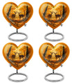 Deer Family Theme 3 Inch Keepsake Pack of 4