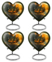 Deer Family Theme 3 Inch Keepsake Pack of 4