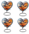 Horse Theme 3 Inch Keepsake Pack of 4