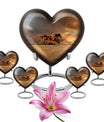 Horse Theme Large Urn With 4 Keepsake Urn