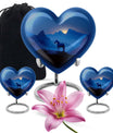 Horse Theme Large Urn With 2 Keepsake Urn