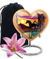 Horse Theme Large Urn 10 Inch