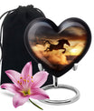 Horse Theme Large Urn 10 Inch