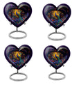 Peacock Theme 3 Inch Keepsake Pack of 4