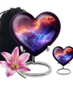 Nebula Galaxy Theme Large Urn With 1 Keepsake Urn