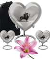 Lion Theme Large Urn With 2 Keepsake Urn