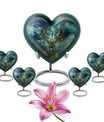Guitar Theme Large Urn With 4 Keepsake Urn